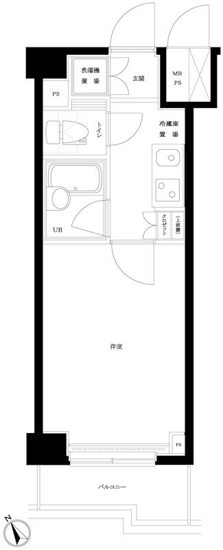 ルーブル南池袋 間取り図