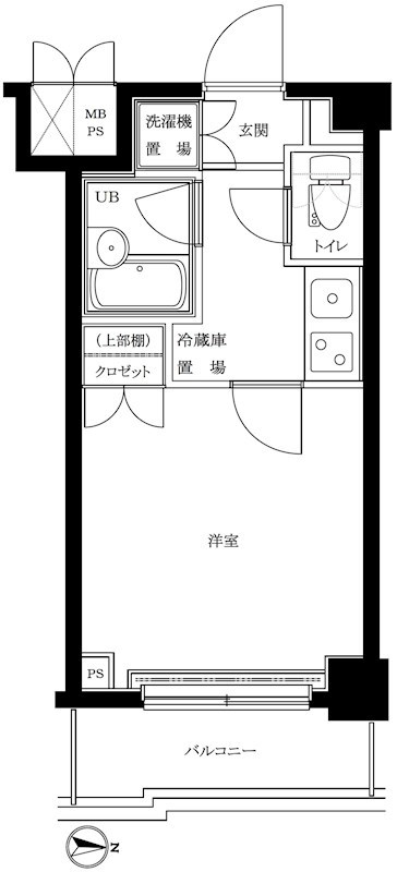 ルーブル南品川 間取り図