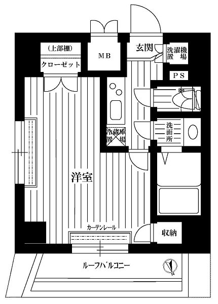 ルーブル神楽坂 間取り図