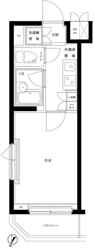 ルーブル鷺宮参番館 間取り図