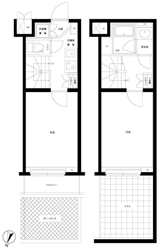 ルーブル鷺宮参番館 間取り図