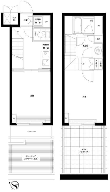 ルーブル西馬込参番館 間取り図