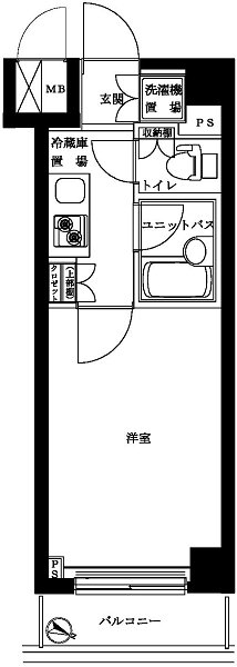 間取り ルーブル大森山王 間取り図