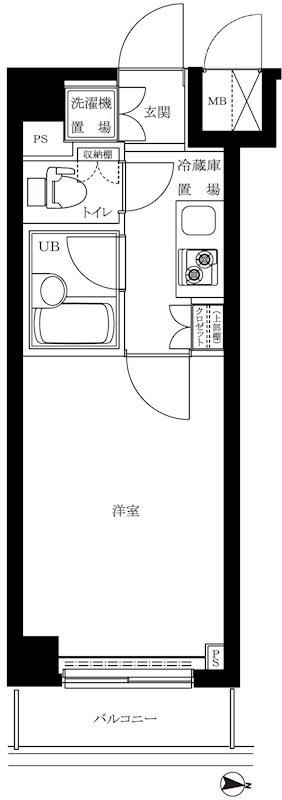 ルーブル大森山王 間取り図