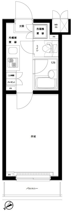 ルーブル蒲田南 間取り