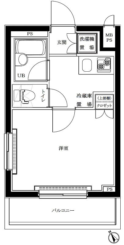 ルーブル蒲田南 間取り図