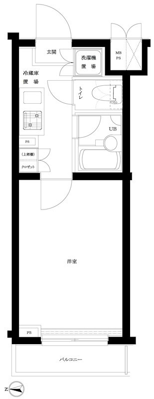 ルーブル早稲田六番館 間取り図