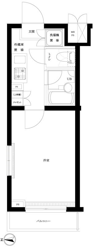 ルーブル早稲田六番館 間取り図