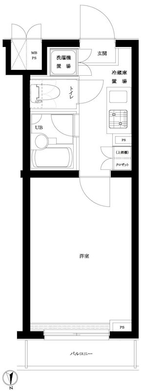 ルーブル早稲田六番館 間取り図