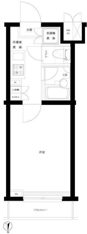 ルーブル早稲田六番館 間取り図
