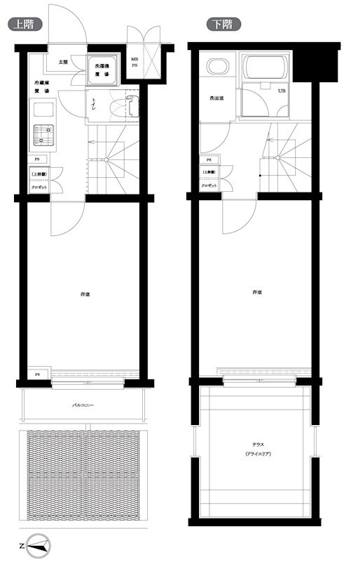 ルーブル早稲田六番館 間取り図