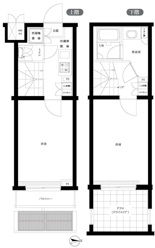 ルーブル早稲田六番館 間取り図