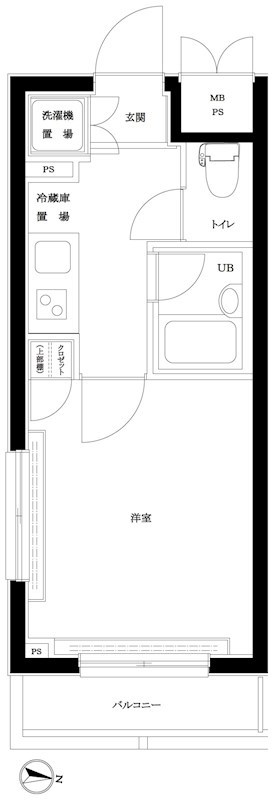 ルーブル新宿西落合参番館 間取り