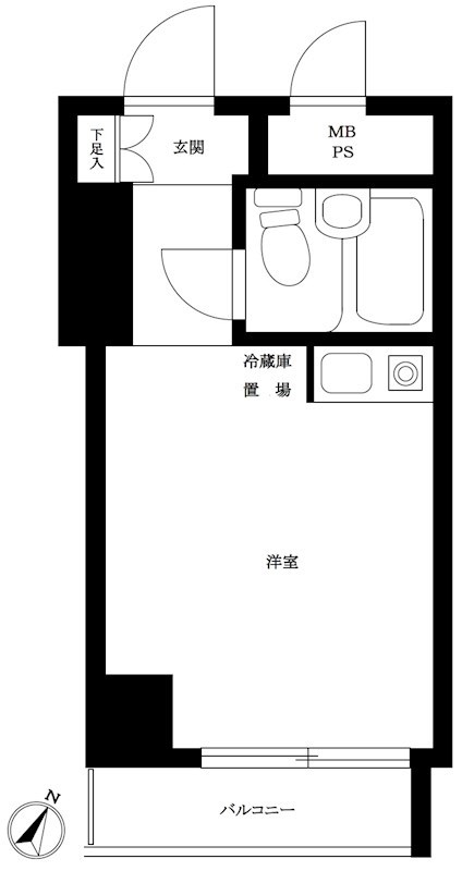 セザール参宮橋 間取り図