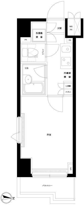 ルーブル中野新橋参番館 間取り図