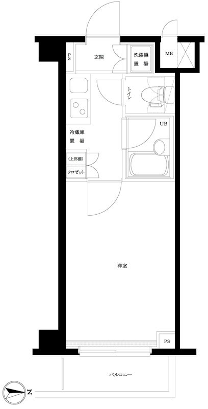 ルーブル蒲田六番館 間取り図