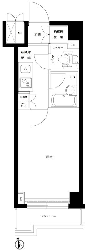 ルーブル二子多摩川 間取り図