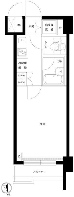 ルーブル東蒲田伍番館 間取り図