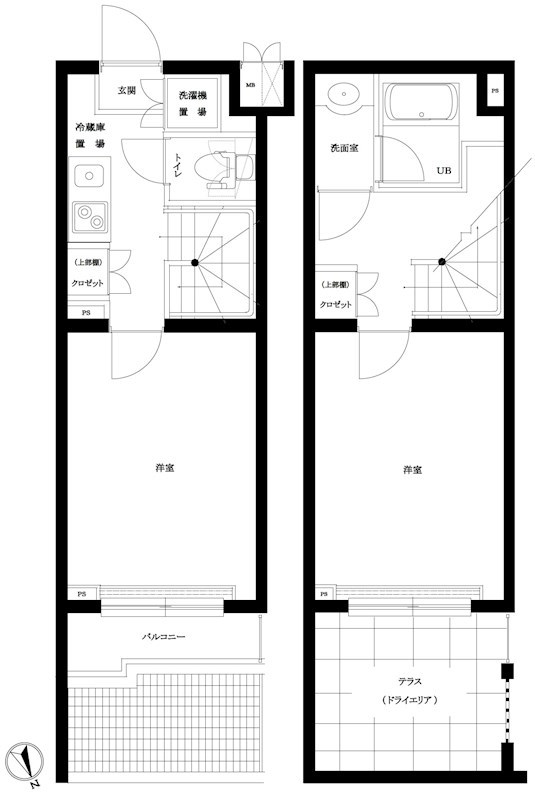 ルーブル荻窪伍番館 間取り図