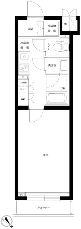 ルーブル駒沢大学参番館 間取り図