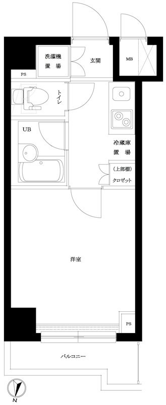ルーブル明大前 間取り図