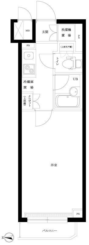 ルーブル明大前 間取り図