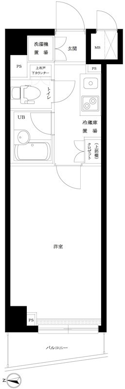 ルーブル明大前 間取り図