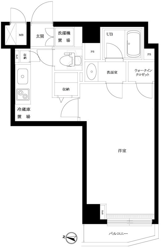 ルーブル明大前 間取り図