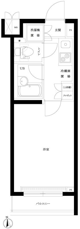 ルーブル大森七番館 間取り図