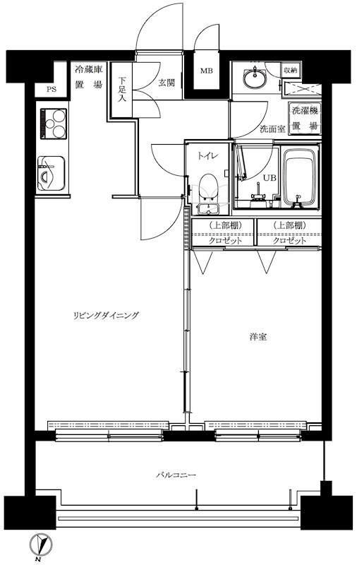 ルーブル両国 間取り図
