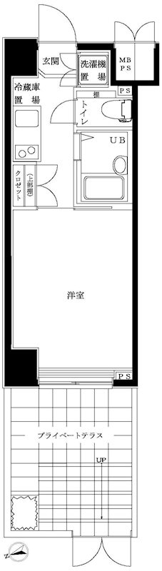 ルーブル早稲田 間取り図