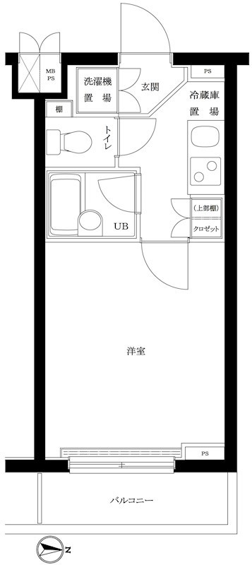 ルーブル高円寺参番館 間取り図