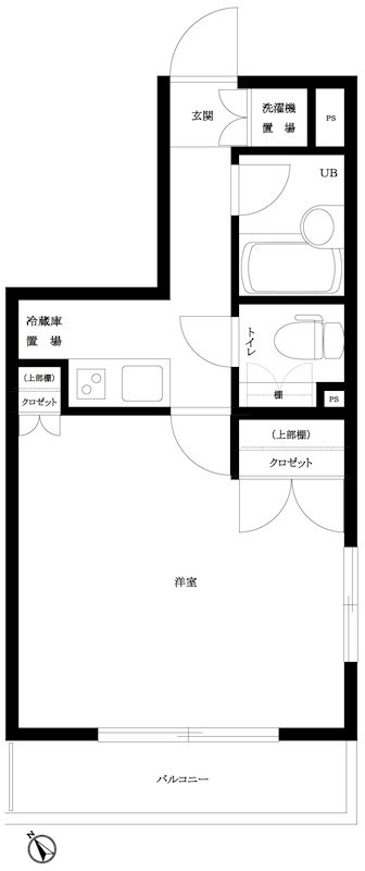 間取り ルーブル豊玉参番館 間取り図