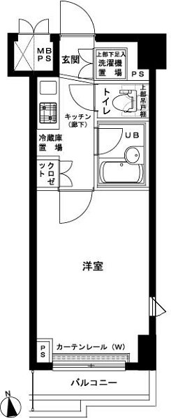 ルーブル大森八番館 間取り図