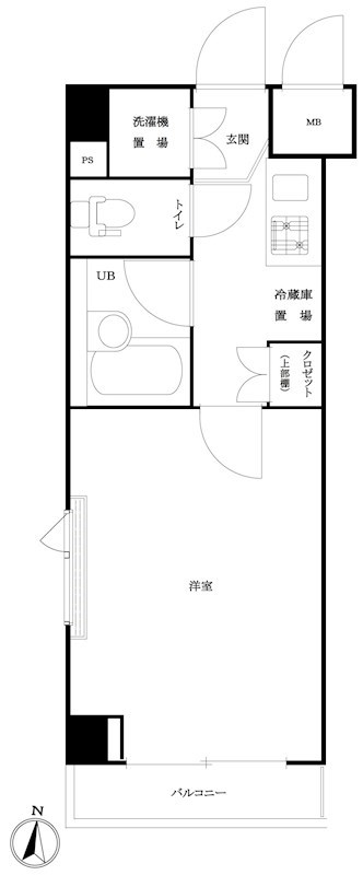 ルーブル武蔵小杉弐番館 間取り図
