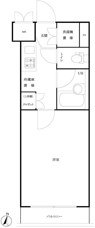 ルーブル武蔵小杉弐番館 間取り図