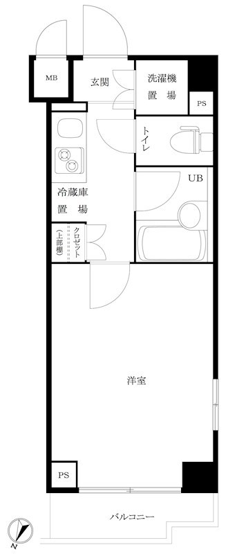 ルーブル武蔵小杉弐番館 間取り図