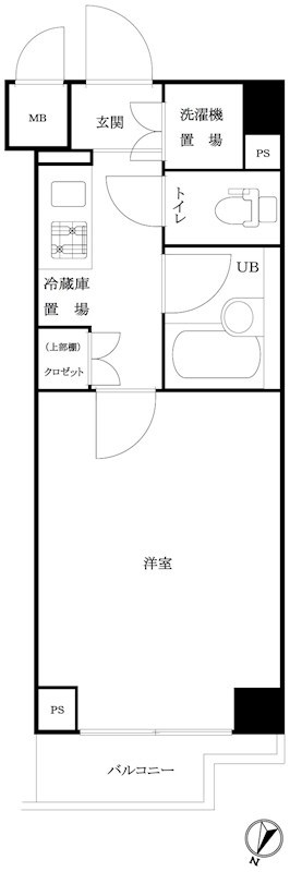 ルーブル武蔵小杉弐番館 間取り図