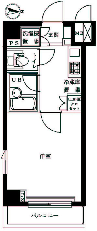 ルーブル蒲田南伍番館 間取り図