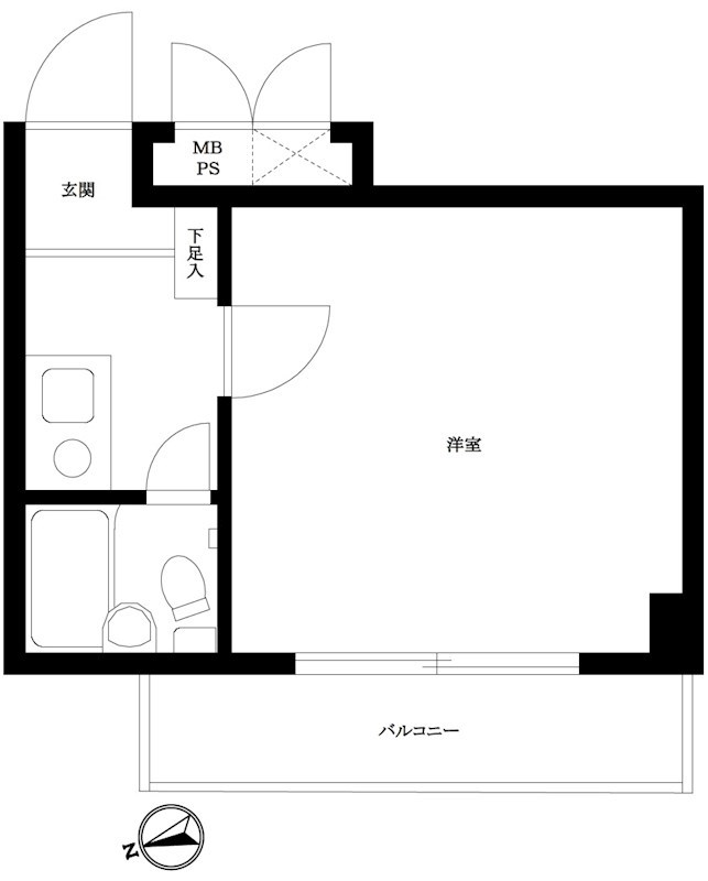 パシフィック池袋 間取り図
