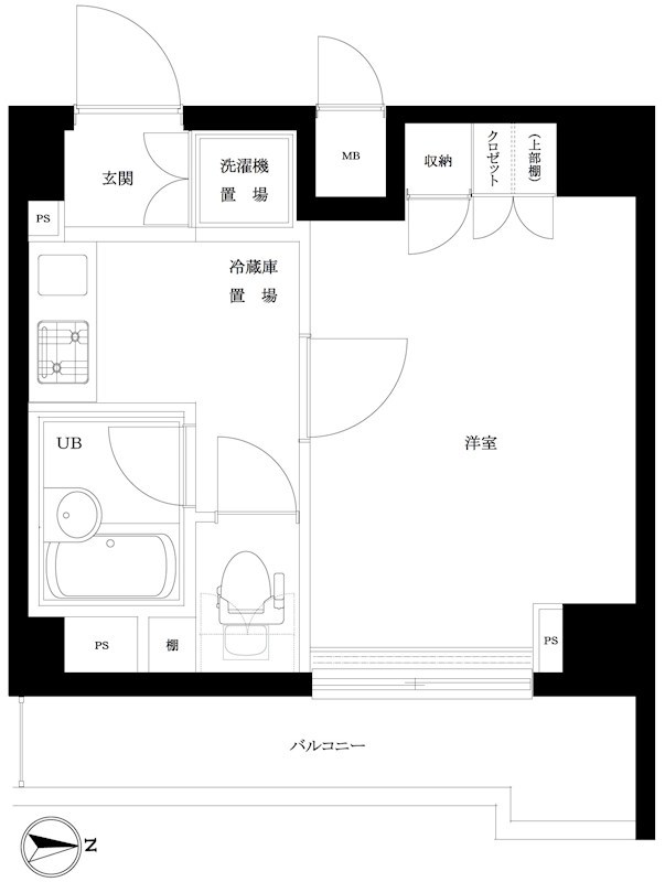 ルーブル蒲田南伍番館 間取り図