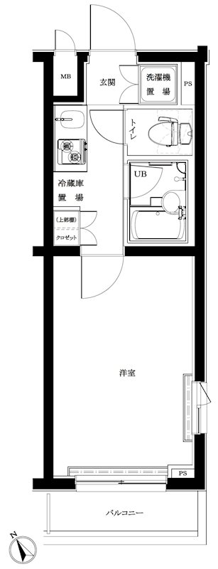 ルーブル喜多見 間取り図