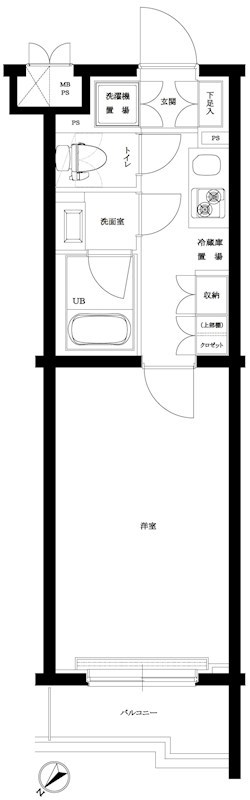 ルーブル千歳烏山 間取り図