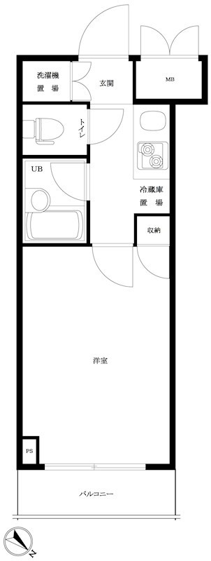 ルーブル三田 間取り図