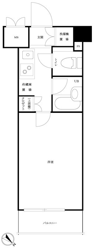 ルーブル三田 間取り図