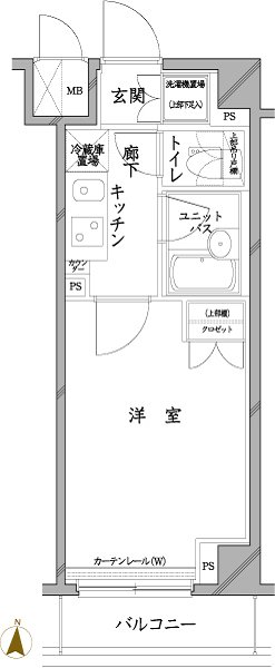 ルーブル多摩川七番館 間取り図