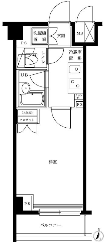 ルーブル多摩川七番館 間取り図