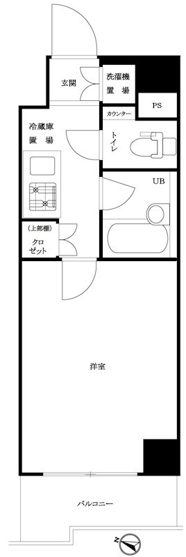 ルーブル大森山王弐番館 間取り図