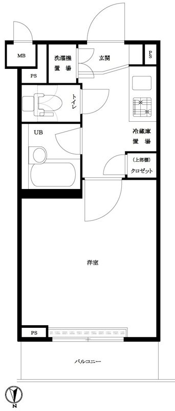 間取り ルーブル大鳥居 間取り図