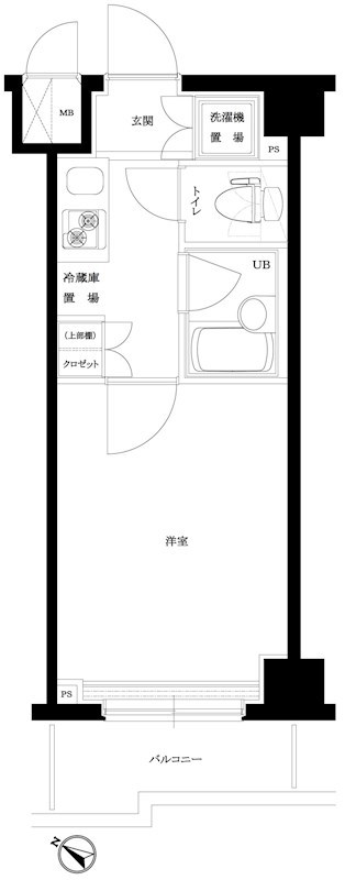 ルーブル下丸子弐番館 間取り図